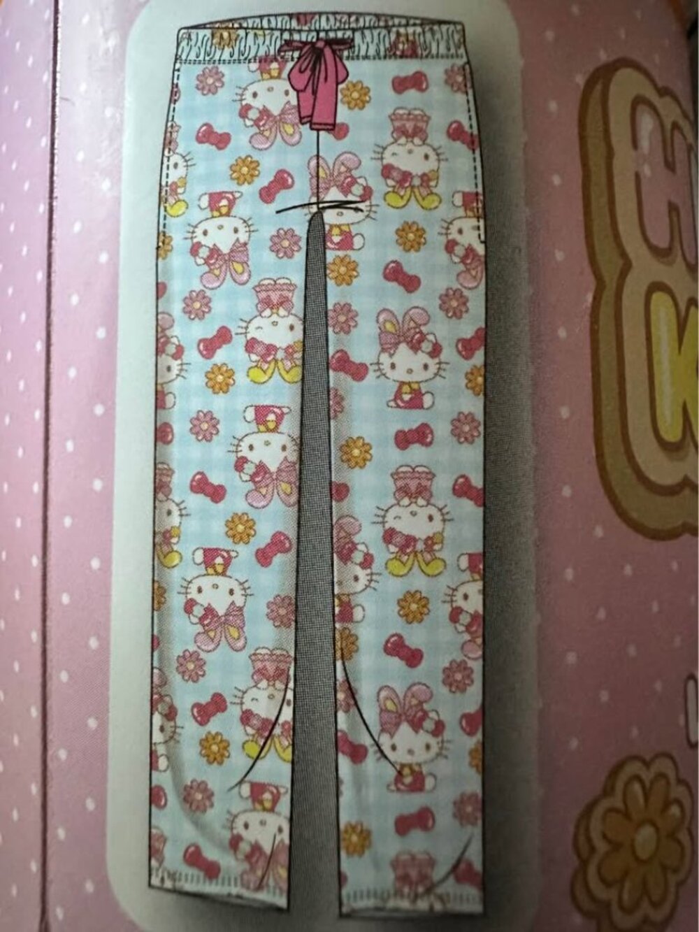 Super Soft Hello Kitty Ladies Sleep Pant Medium or Large